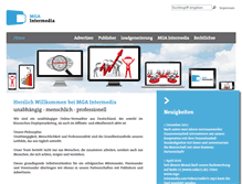 Tablet Screenshot of mga-intermedia.com